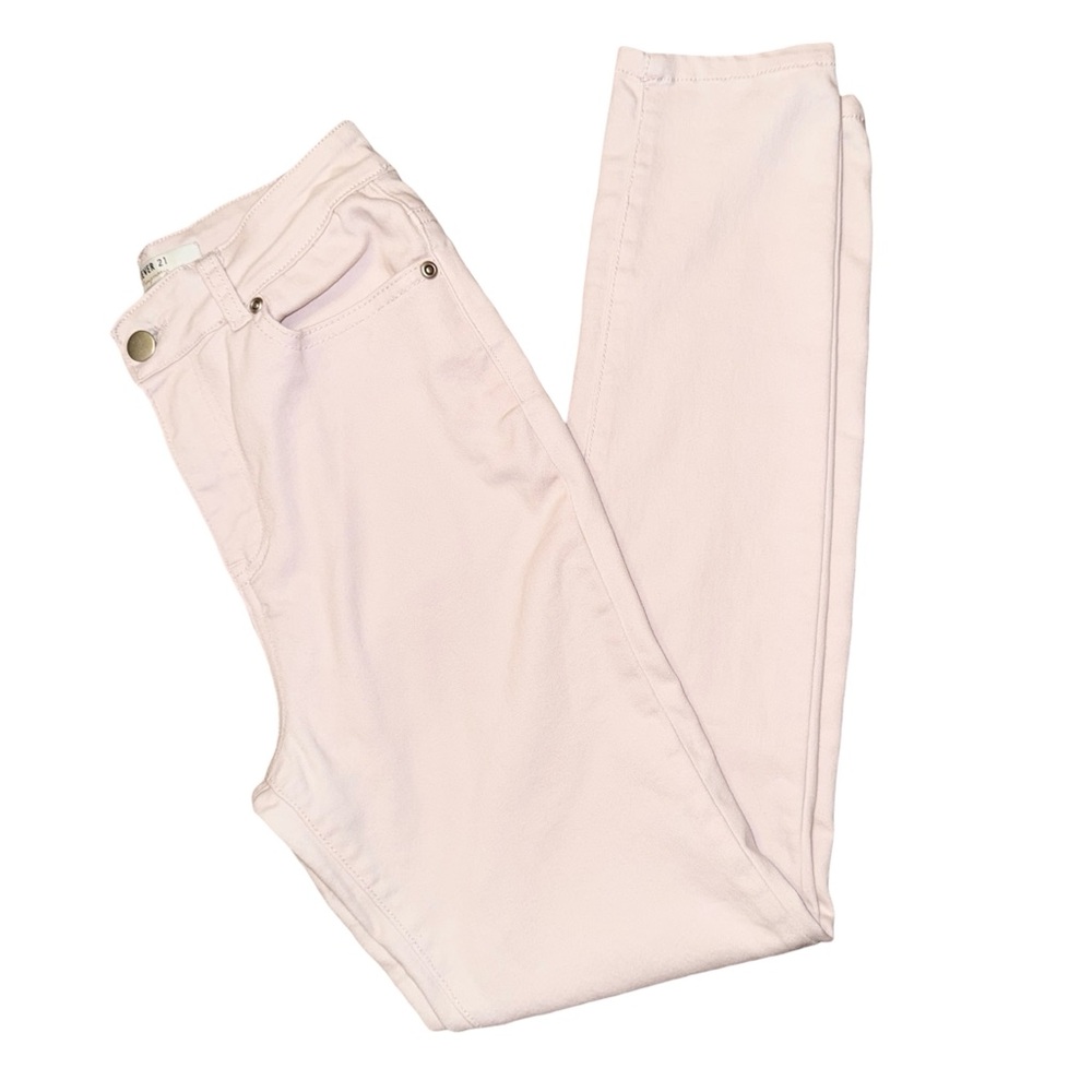 Forever 21 Contemporary Light Pink Skinny Jeans Size 25